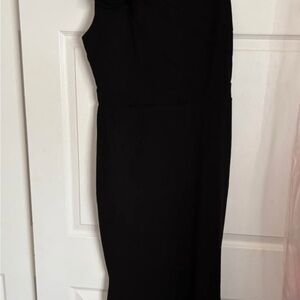 Lulu's Chic Black One-Shoulder Dress